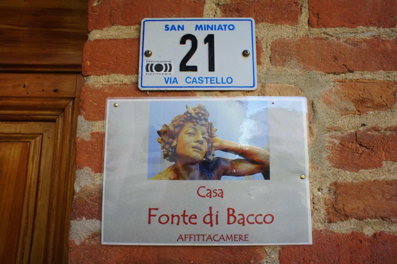 Casa Fonte Di Bacco Hotell San Miniato Eksteriør bilde